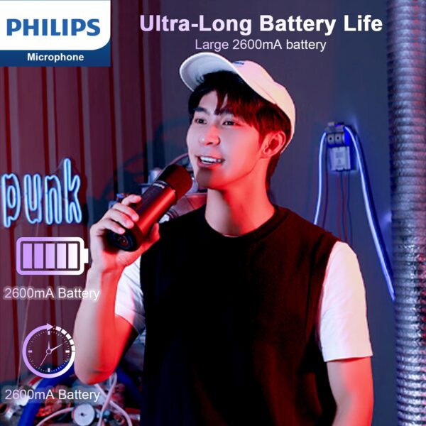 Philips Wireless Bluetooth Microphone for Karaoke with Speaker ...