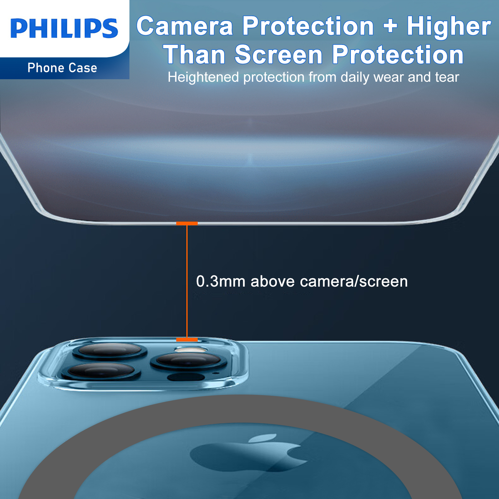 Philips iP15PM Grey MagSafe Clear Case DLK6118TG - Image 6