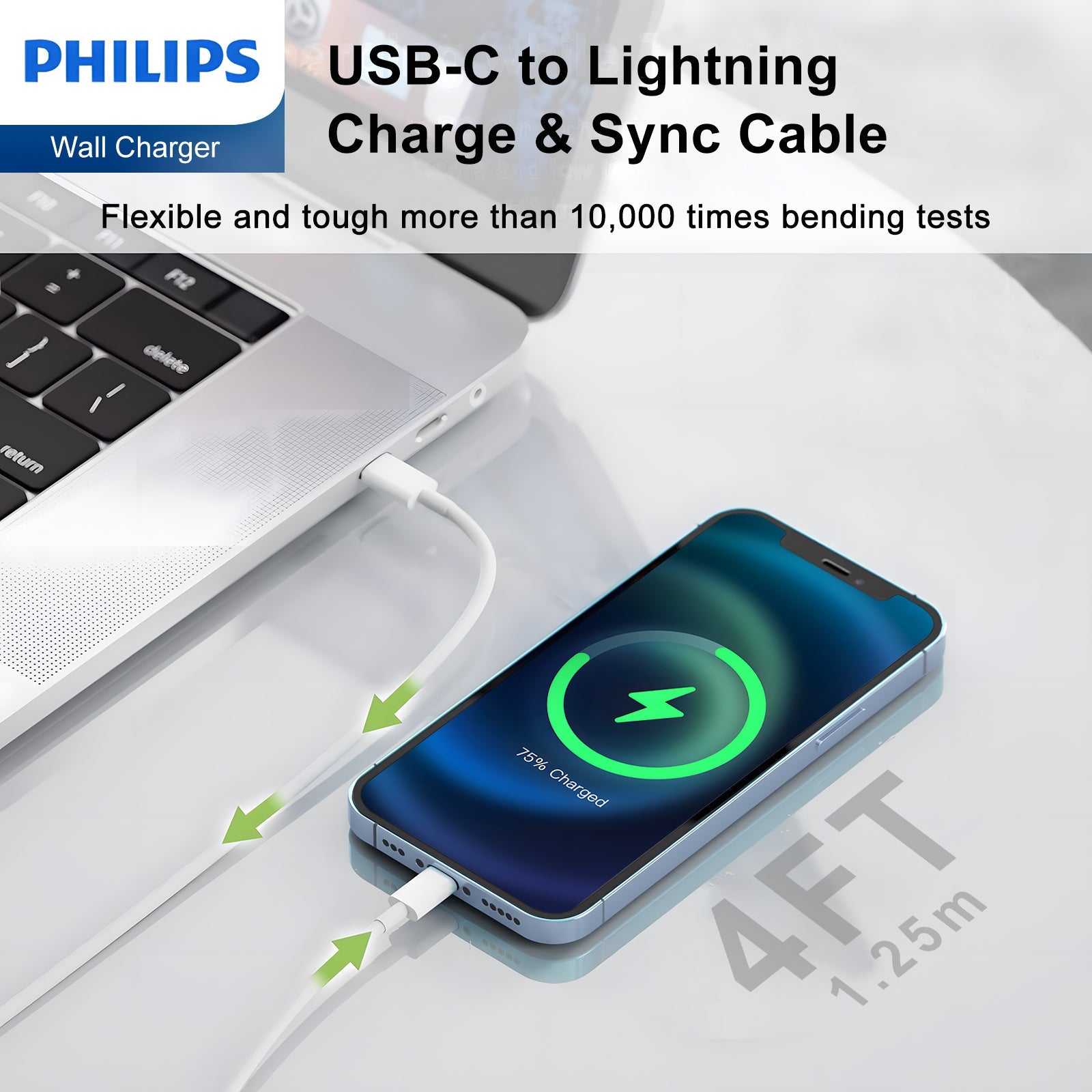 Philips 30W Power Adapter Wall Charger Plug DLP4343 - Image 2