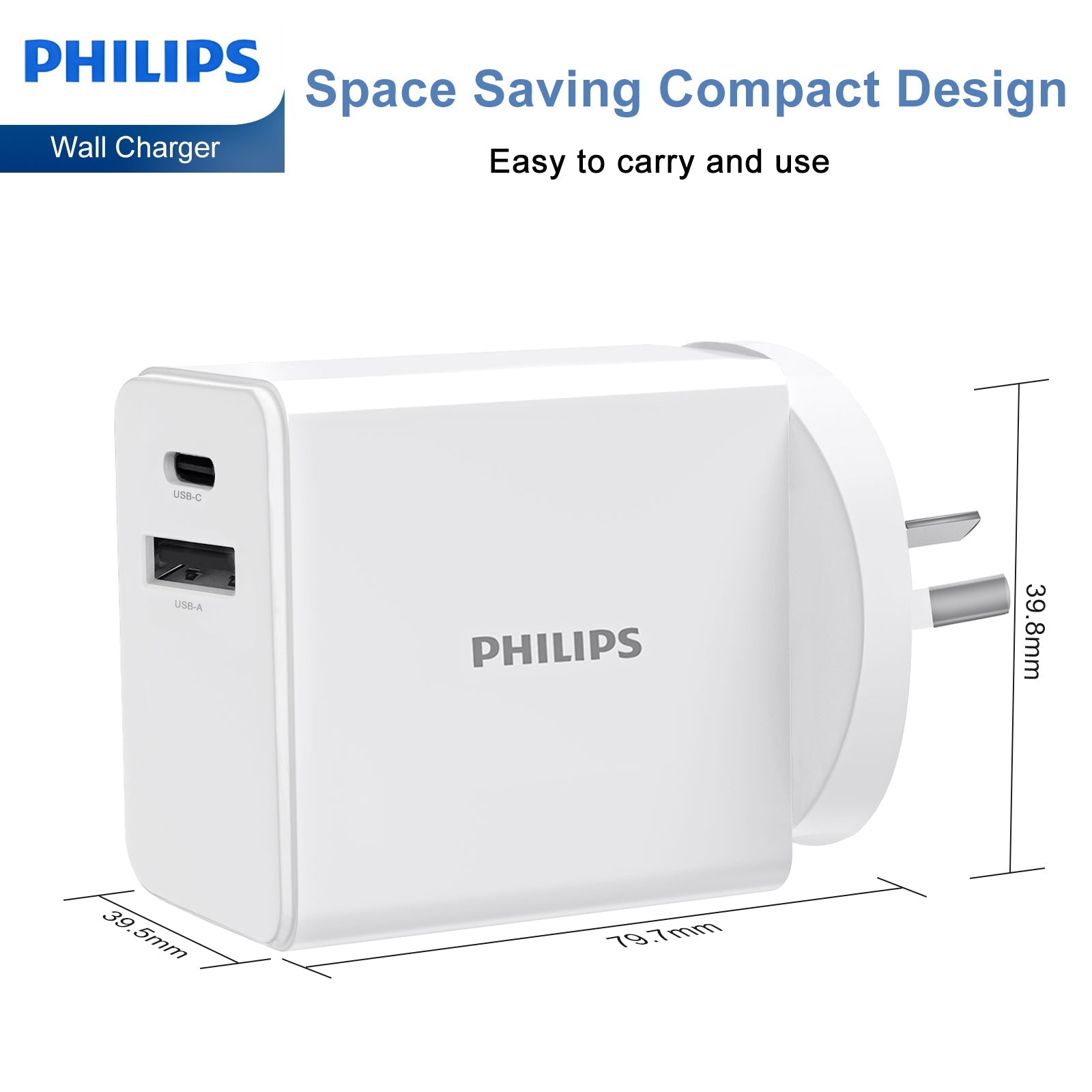 Philips 30W Power Adapter Wall Charger Plug DLP4343 - Image 7