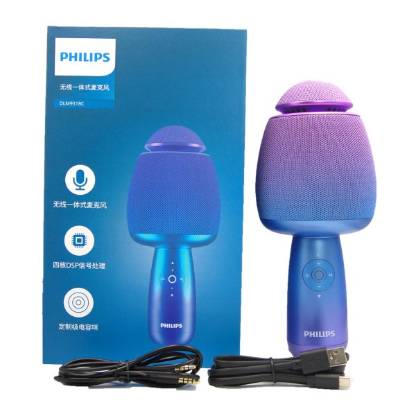 Philips Wireless Bluetooth Microphone for Karaoke with Speaker ...