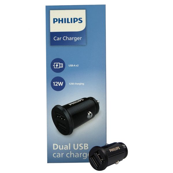 Philips Dual USB-A Port Car Charger (DLP2510) - Image 12